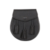 Day Sporran – Regular Leather, 3 leather Tassels