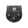 Semi Dress – Bovine Fur on regular leather, Thistle Badge on Flap Sporran