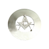 Plaid Brooch – Masonic Badge Design, 3” Dia
