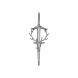 Kilt Pin – Stag Head Sword Design