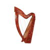 12 Strings Irish Harp
