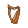 5 Strings Irish Harp