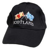 Scotland Crossed Flags Baseball Cap