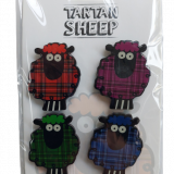 Tartan Sheep Magnets